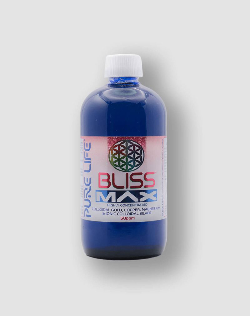 BLISS MAX 50ppm arany-, réz-, magnézium-, ezüstkolloid 480ml