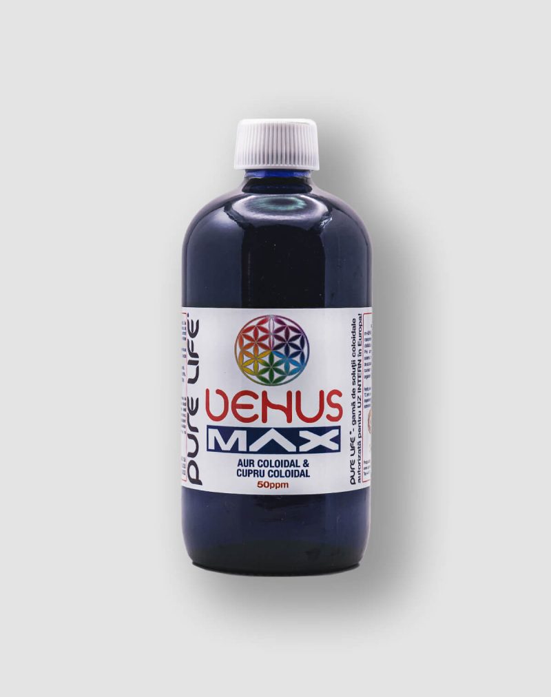 VENUS MAX 50ppm arany- és rézkolloid oldat 480ml